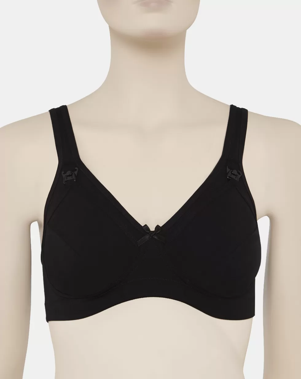 Reggiseno Allattamento Microfibra Nero Coppa C-Prenatal Sale