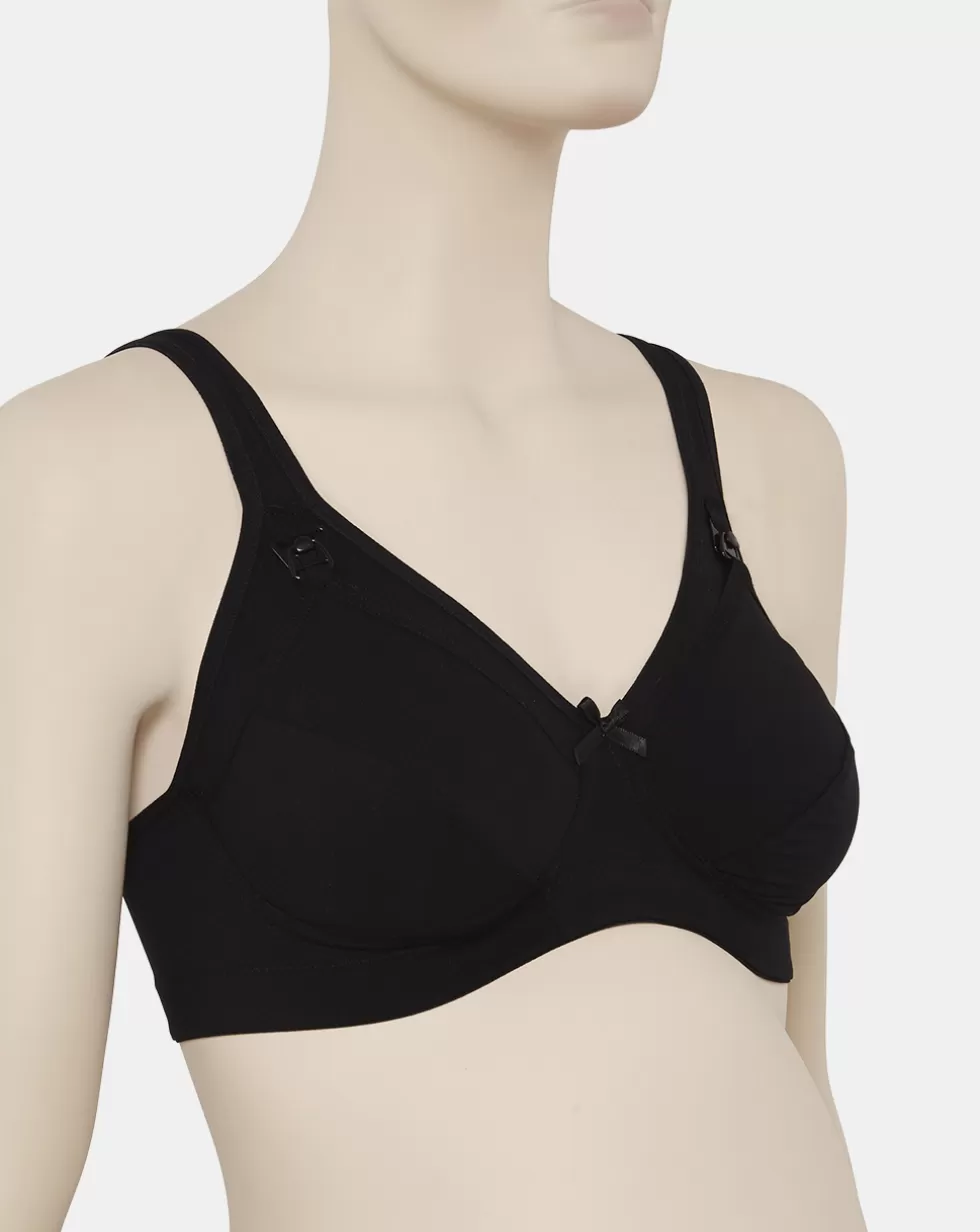 Reggiseno Allattamento Microfibra Nero Coppa C-Prenatal Sale