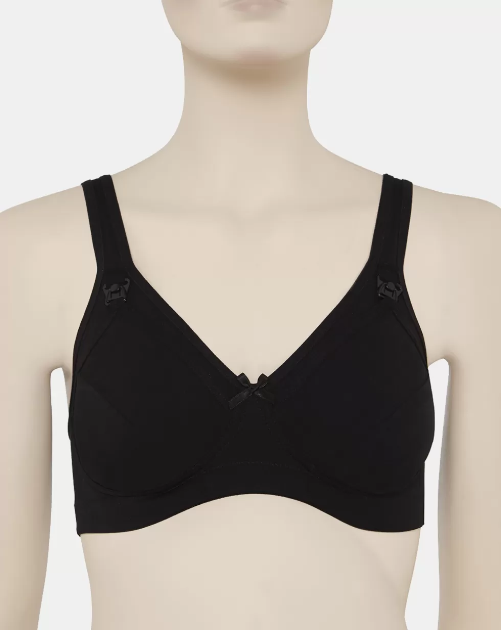 Reggiseno Allattamento Microfibra Nero Coppa E-Prenatal Hot