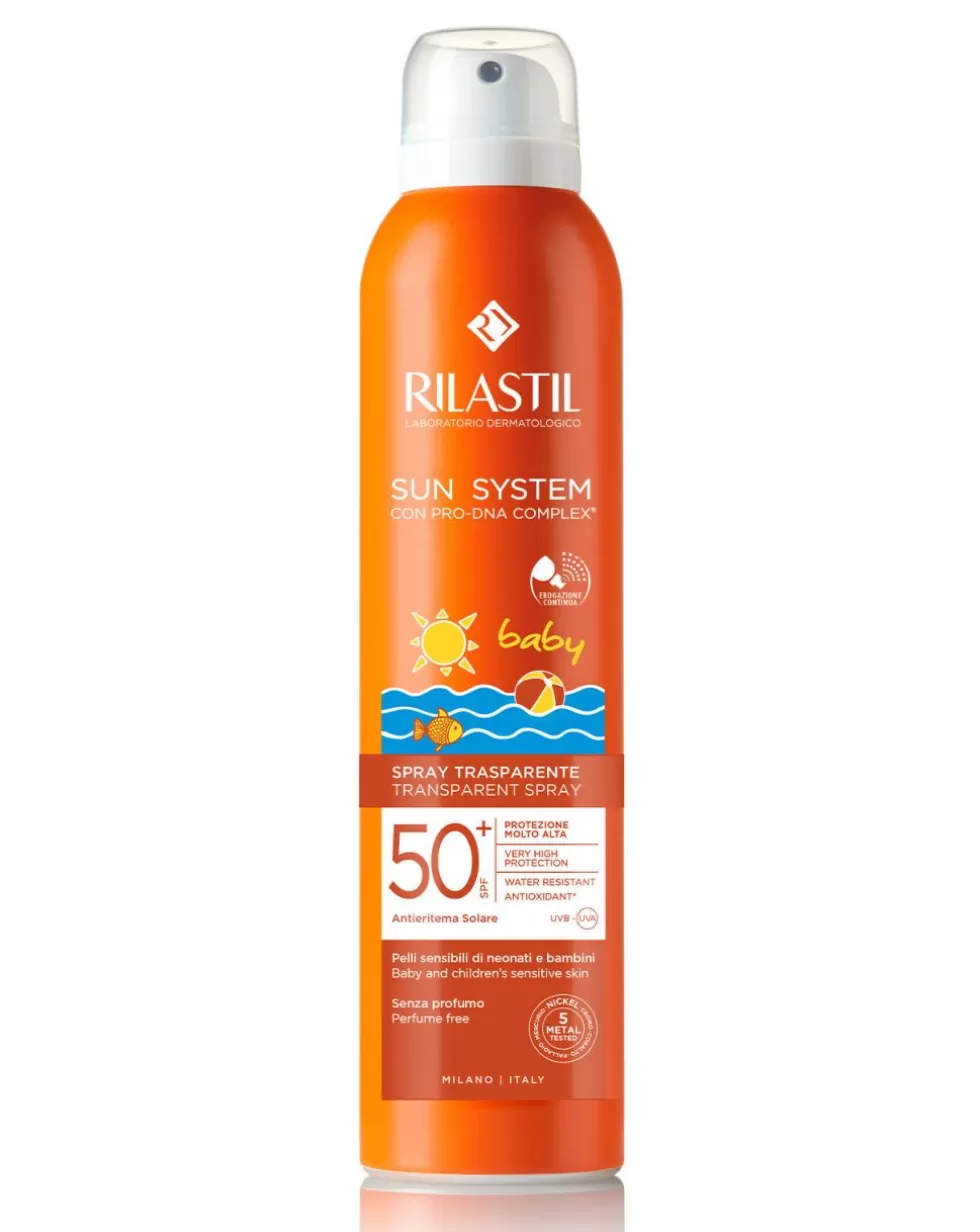 Sun System Baby Spray Transparent Spf 50E 200Ml-Rilastil New