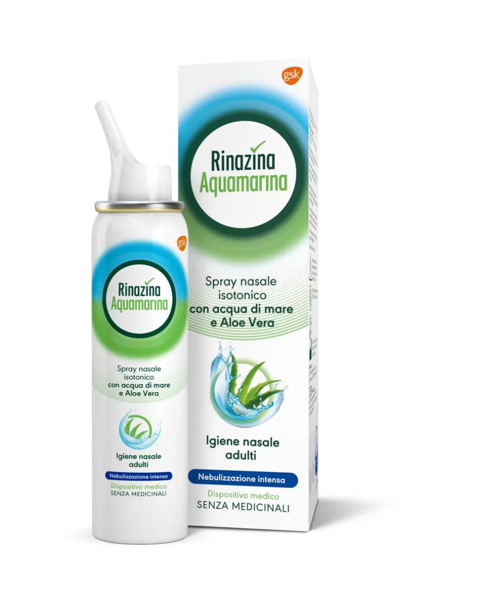 Aquamarina Isotonica Aloe Spray Nebulizzazione Intensa-Rinazina Best Sale