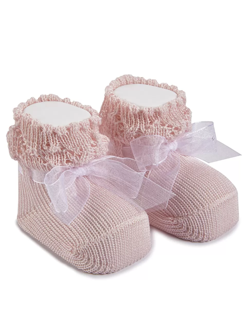 Scarpa Tricot Con Fiocchetto-Prenatal Best