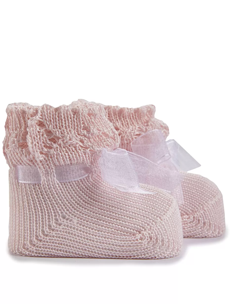 Scarpa Tricot Con Fiocchetto-Prenatal Best