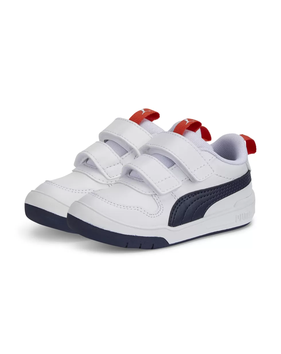 Scarpe Sneakers Bambino Con Strappi Multiflex-Puma Best