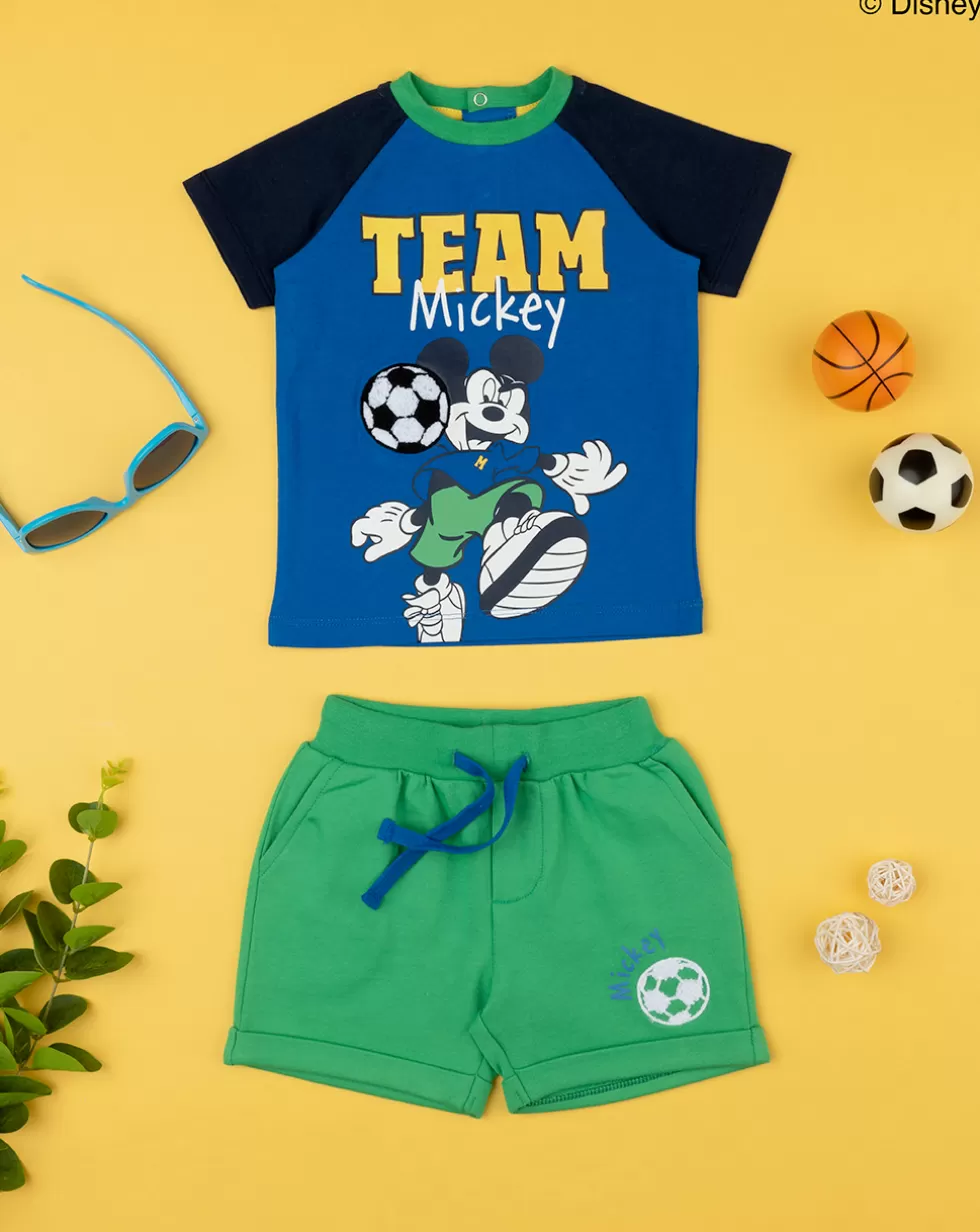 Set 2 Pezzi T-Shirt + Shorts Disney Topolino-Prenatal Flash Sale