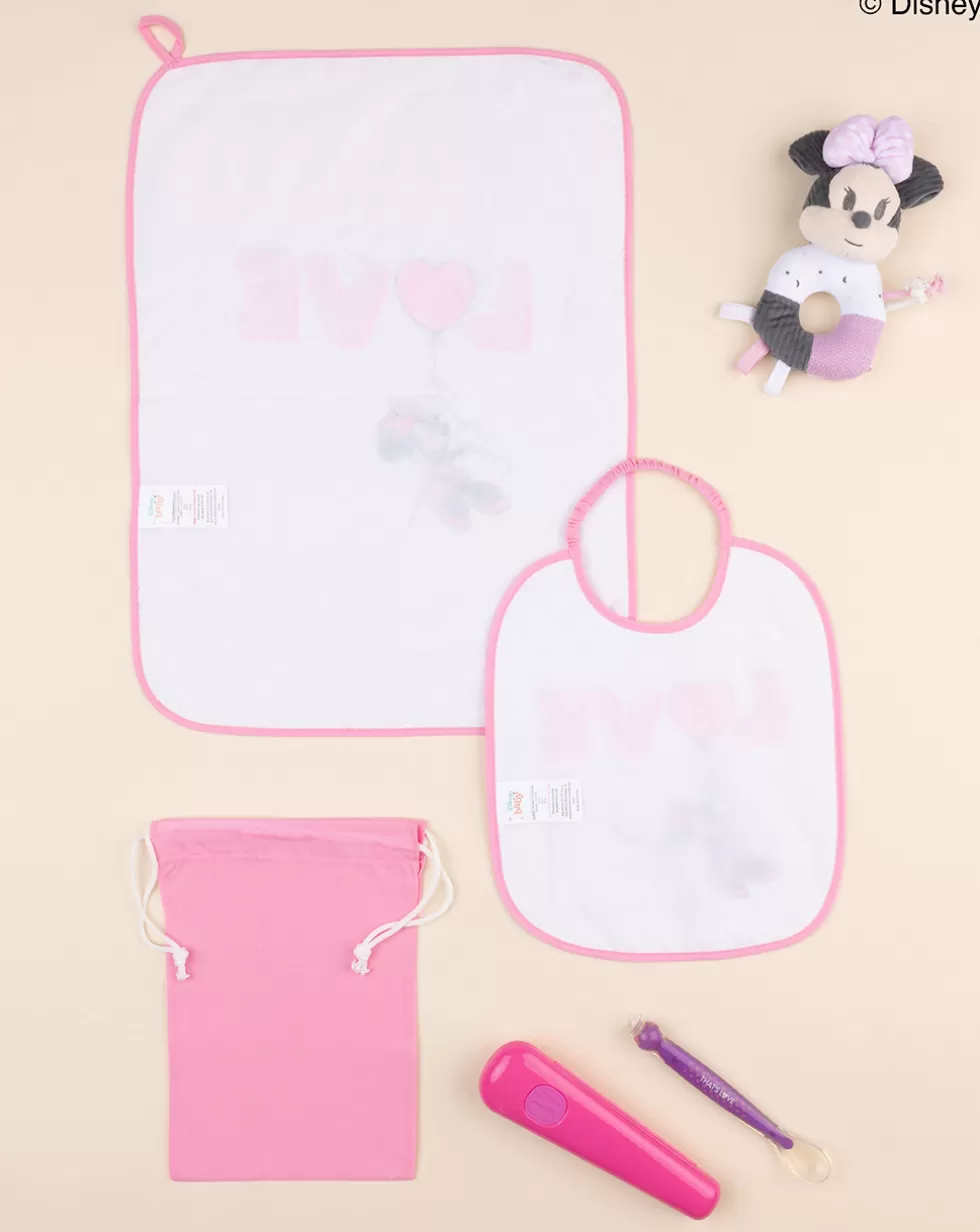 Set Asilo Bimba "Minnie” Rosa-Prenatal Fashion