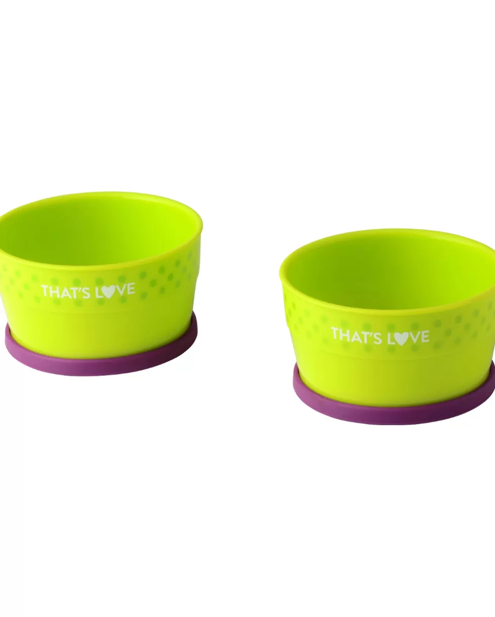 Set Due Scodelle Con Anello In Silicone - That’S Love-That's Love Discount