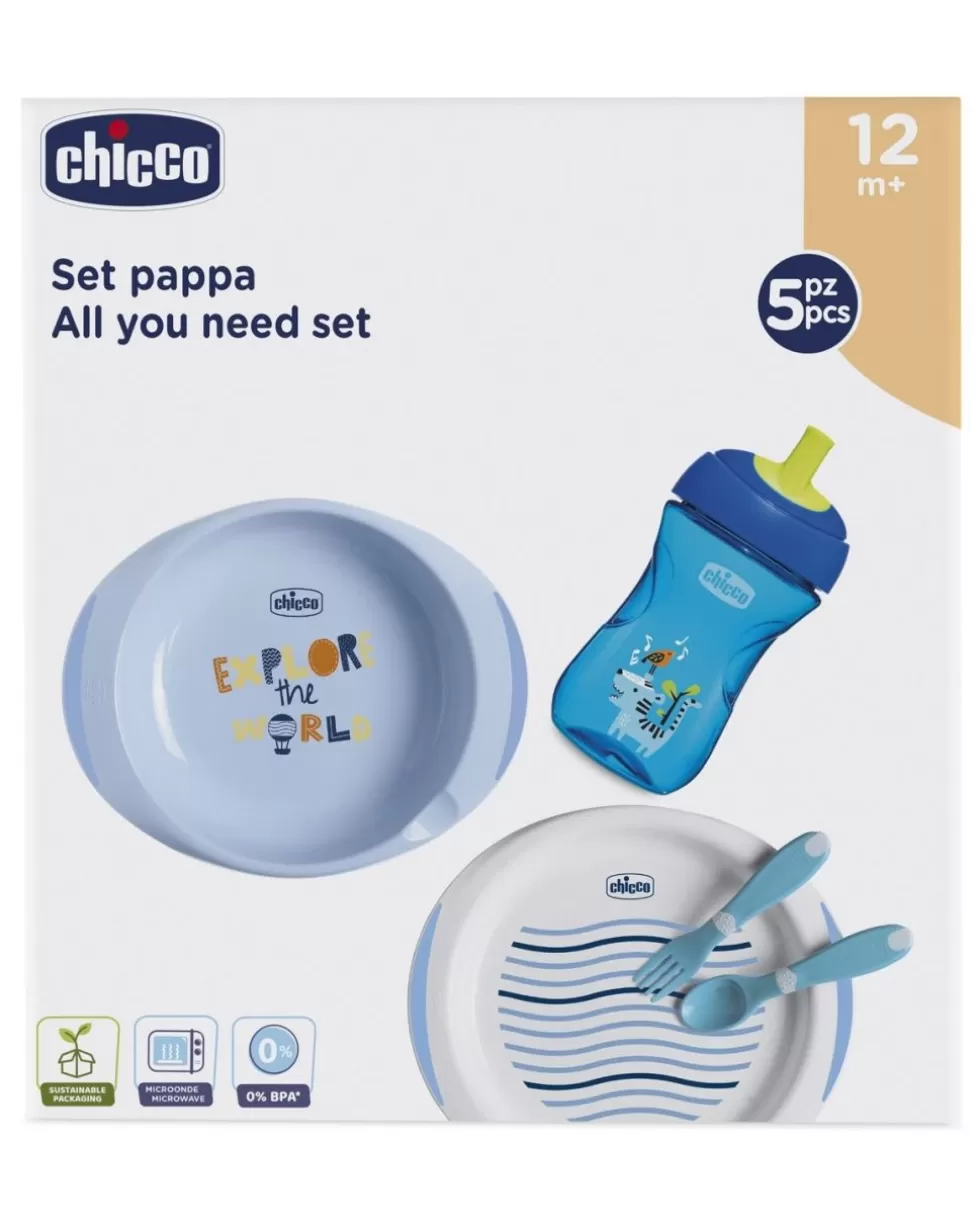 Set Pappa 12M+ Azzurro-Chicco Best Sale