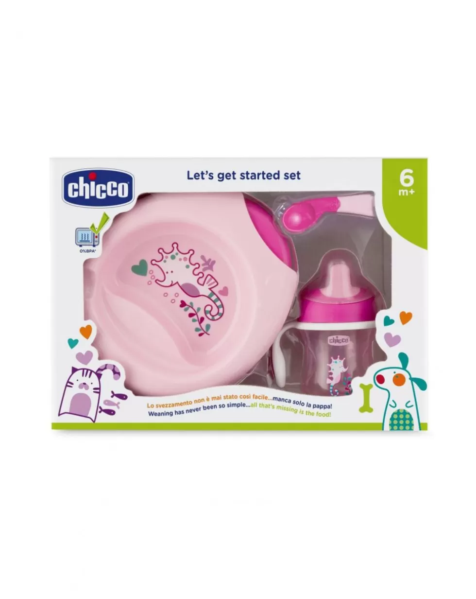 Set Pappa 6M+ Rosa-Chicco Clearance