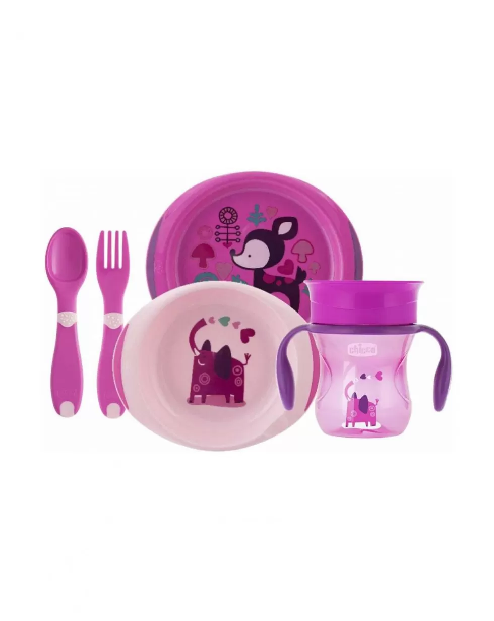 Set Pappa 6M+ Rosa-Chicco Clearance