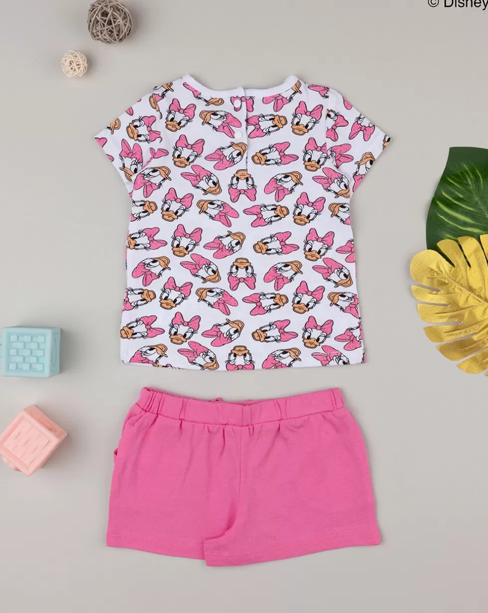 Set T-Shirt + Shorts Bambina Disney Daisy Duck-Prenatal Best Sale