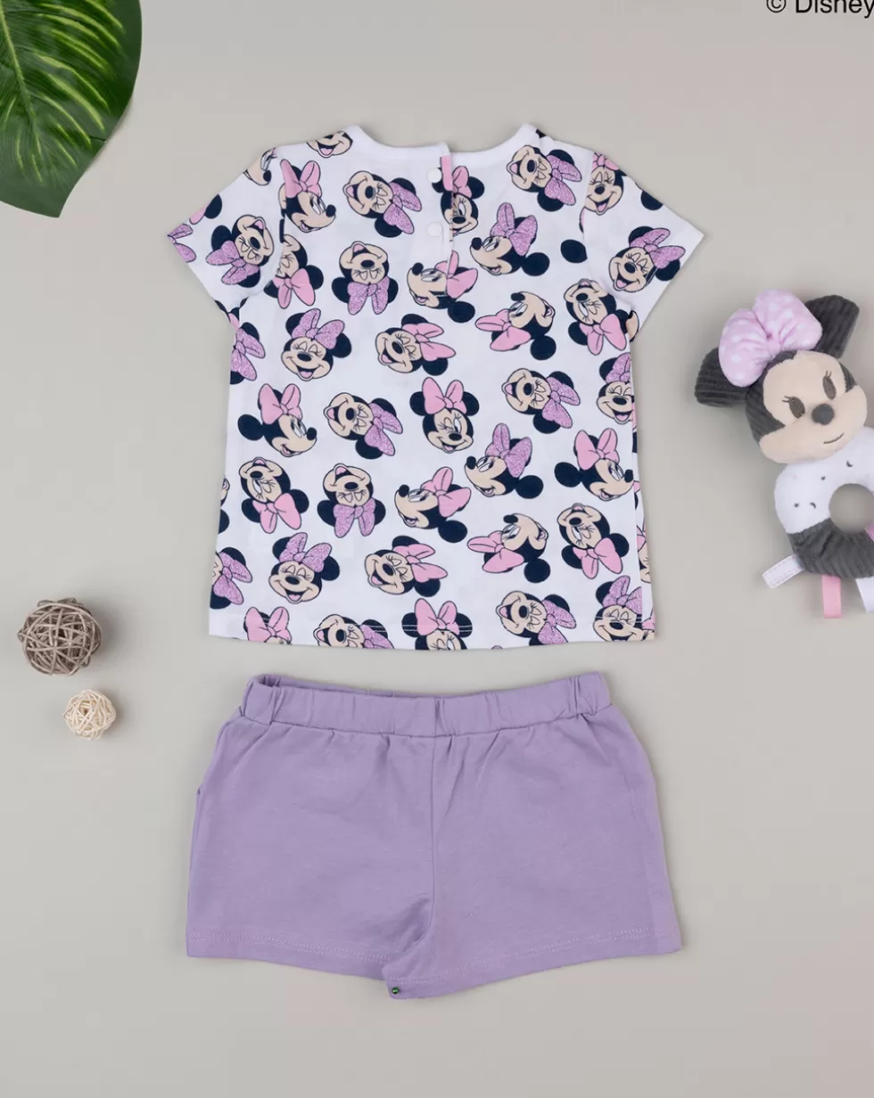 Set T-Shirt + Shorts Bambina Disney Minnie-Prenatal Hot