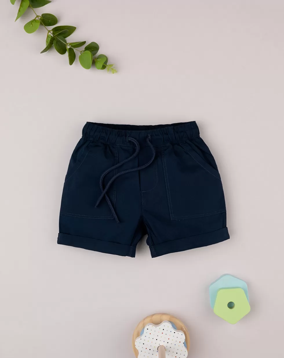 Short Bimbo Blu Scuro-Prenatal Cheap