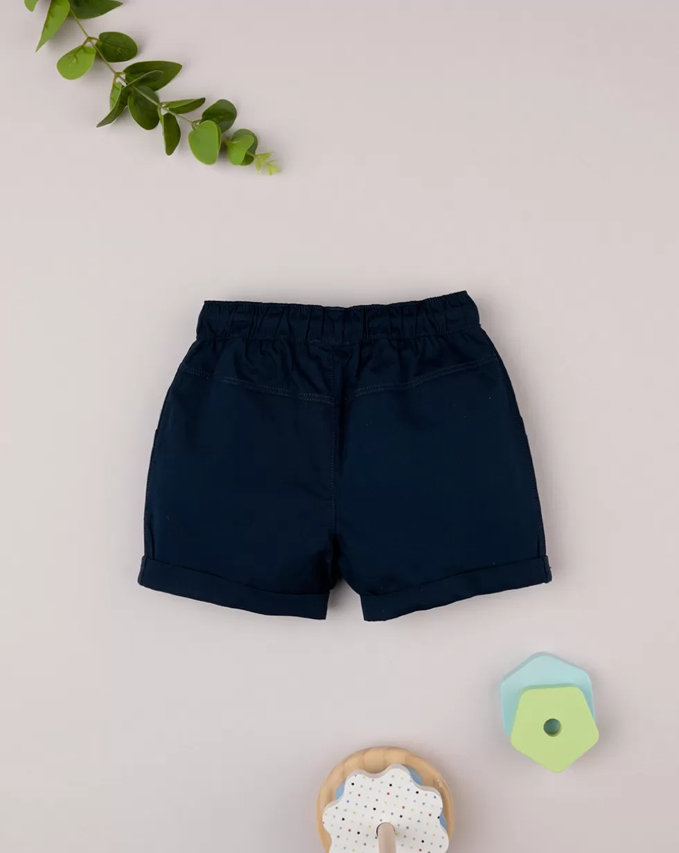 Short Bimbo Blu Scuro-Prenatal Cheap