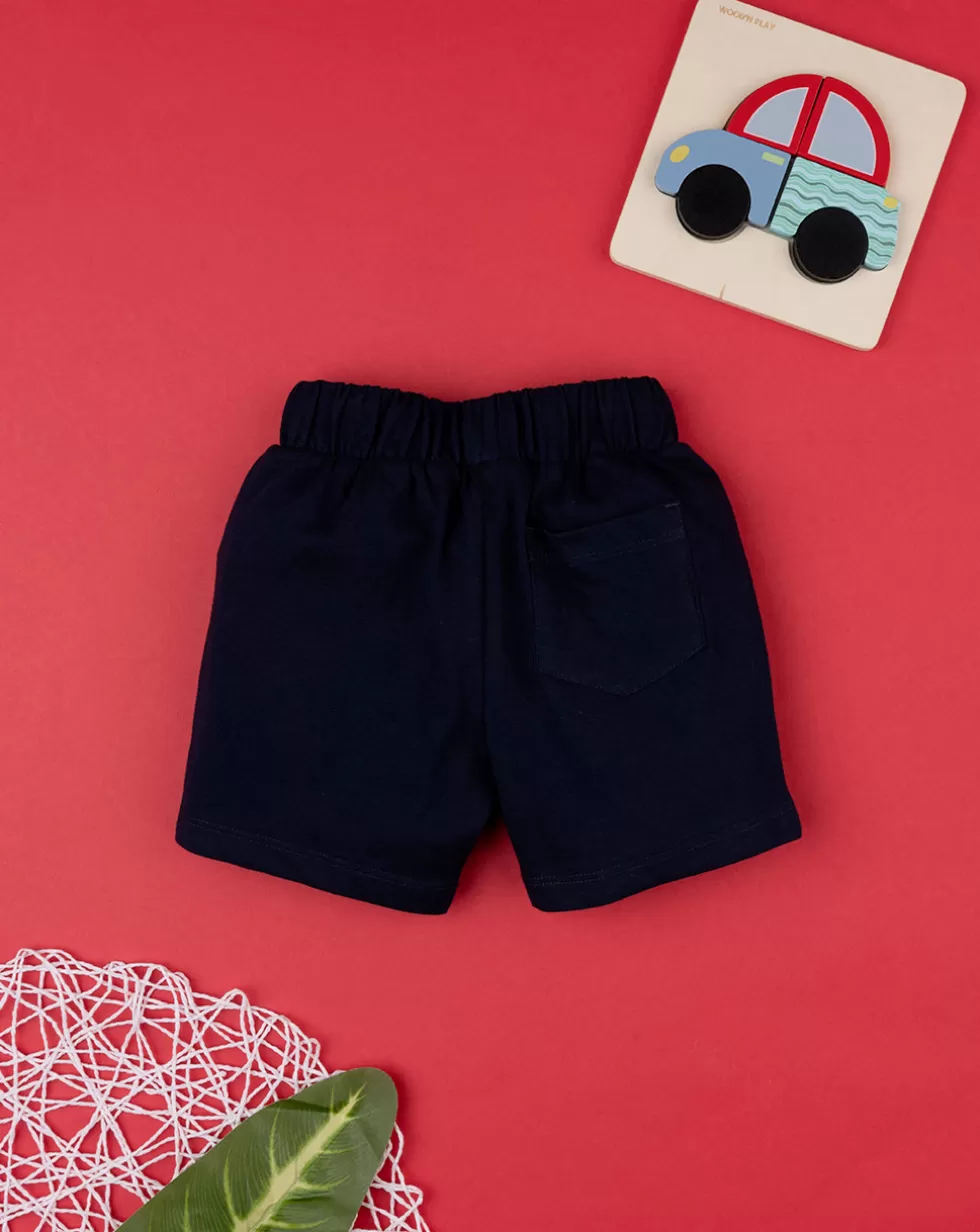 Short Bimbo Jersey Blu Scuro-Prenatal Best Sale