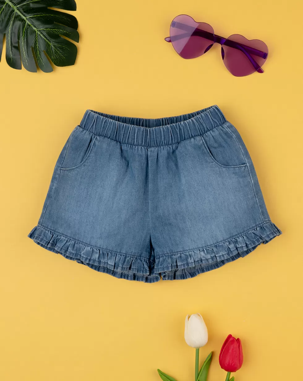 Short Chambray Bimba Denim-Prenatal Clearance