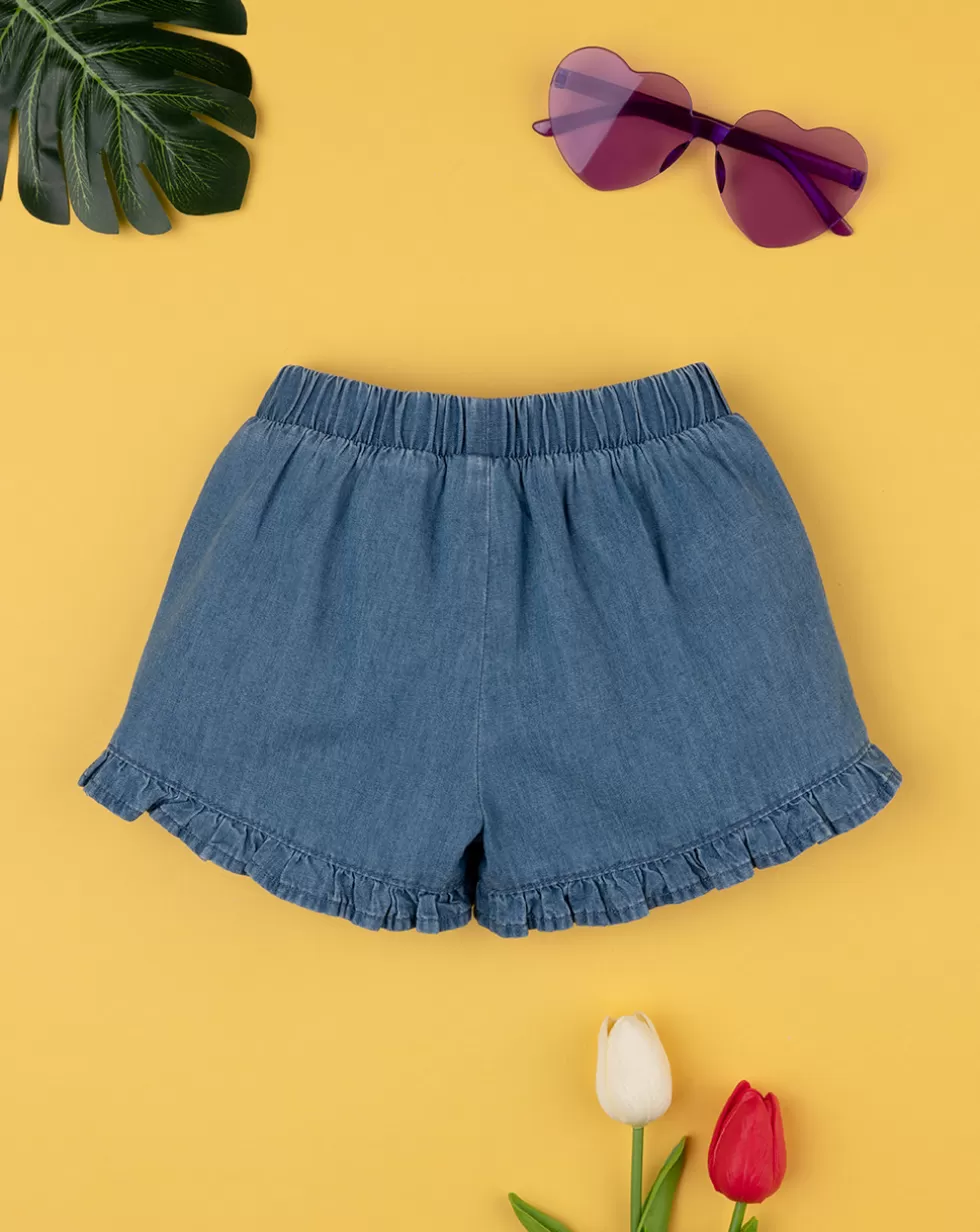 Short Chambray Bimba Denim-Prenatal Clearance