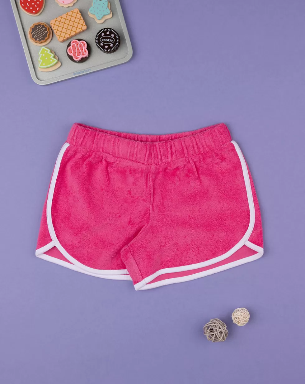 Shorts Bambina In Spugna Fucsia-Prenatal Flash Sale