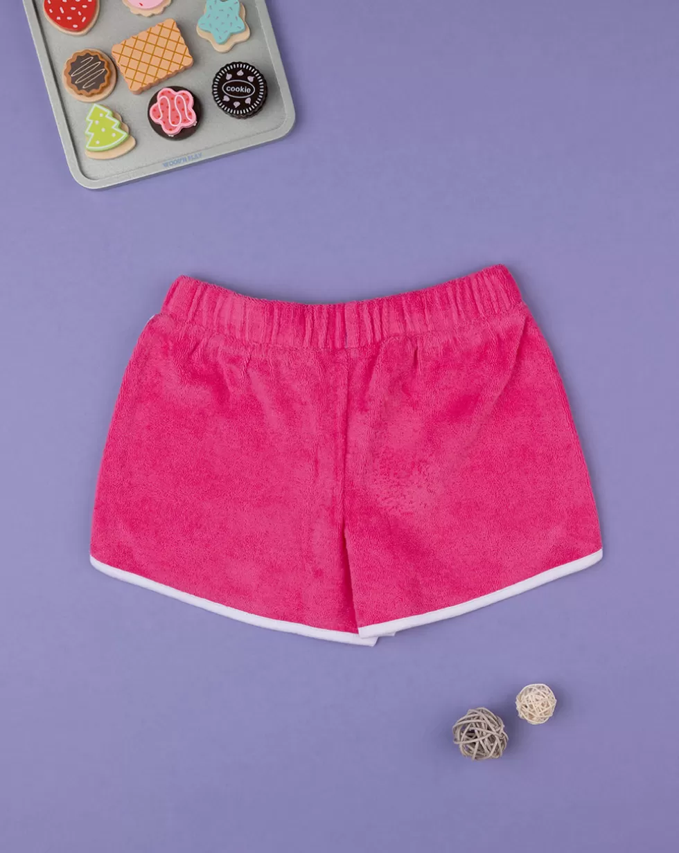 Shorts Bambina In Spugna Fucsia-Prenatal Flash Sale