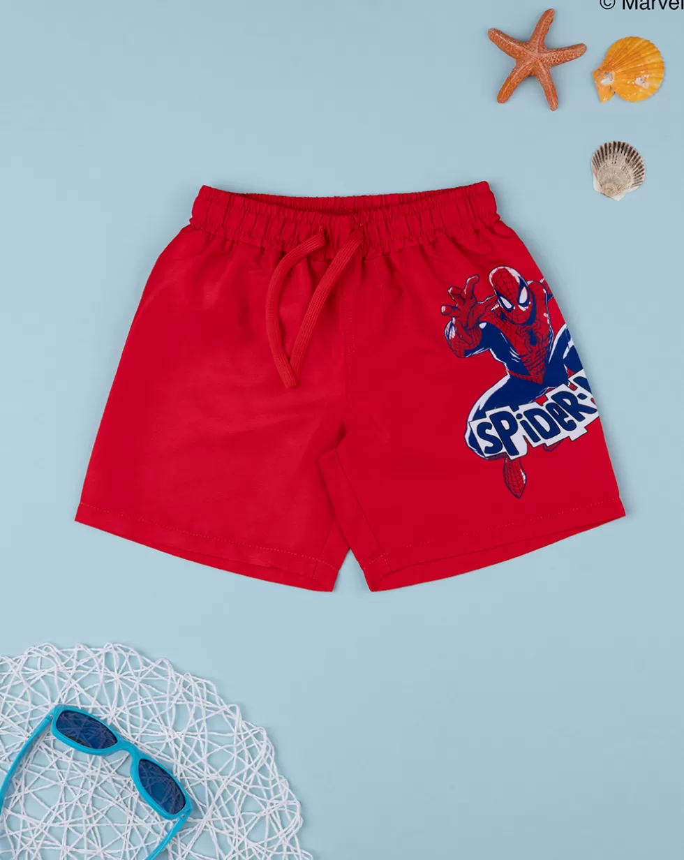 Shorts Bambino Spiderman Rosso-Prenatal Online