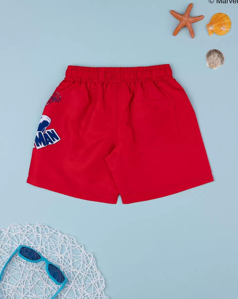 Shorts Bambino Spiderman Rosso-Prenatal Online