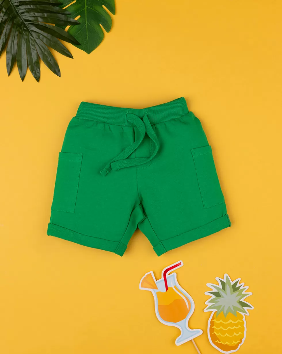 Shorts Bambino Verde French Terry-Prenatal Clearance