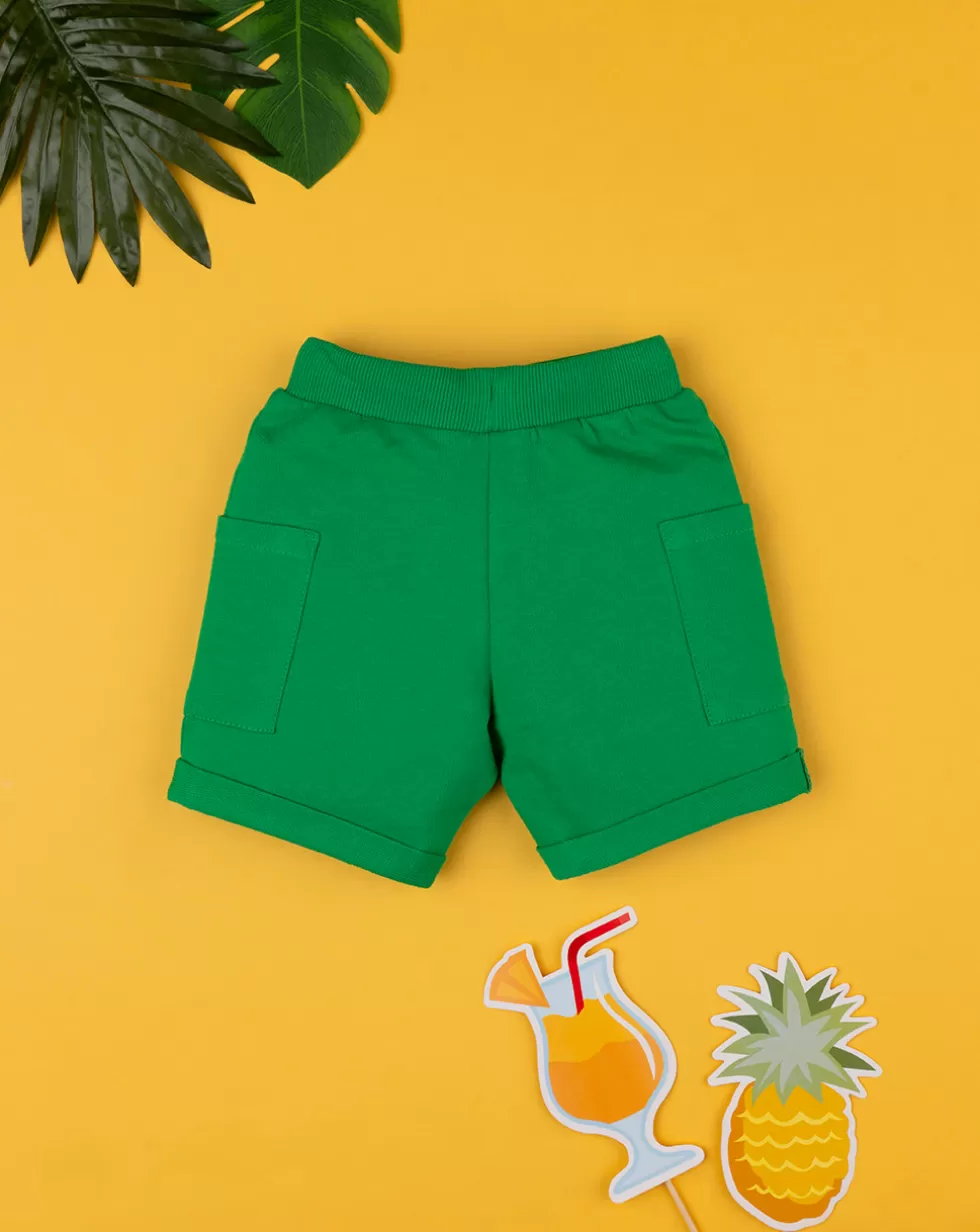 Shorts Bambino Verde French Terry-Prenatal Clearance