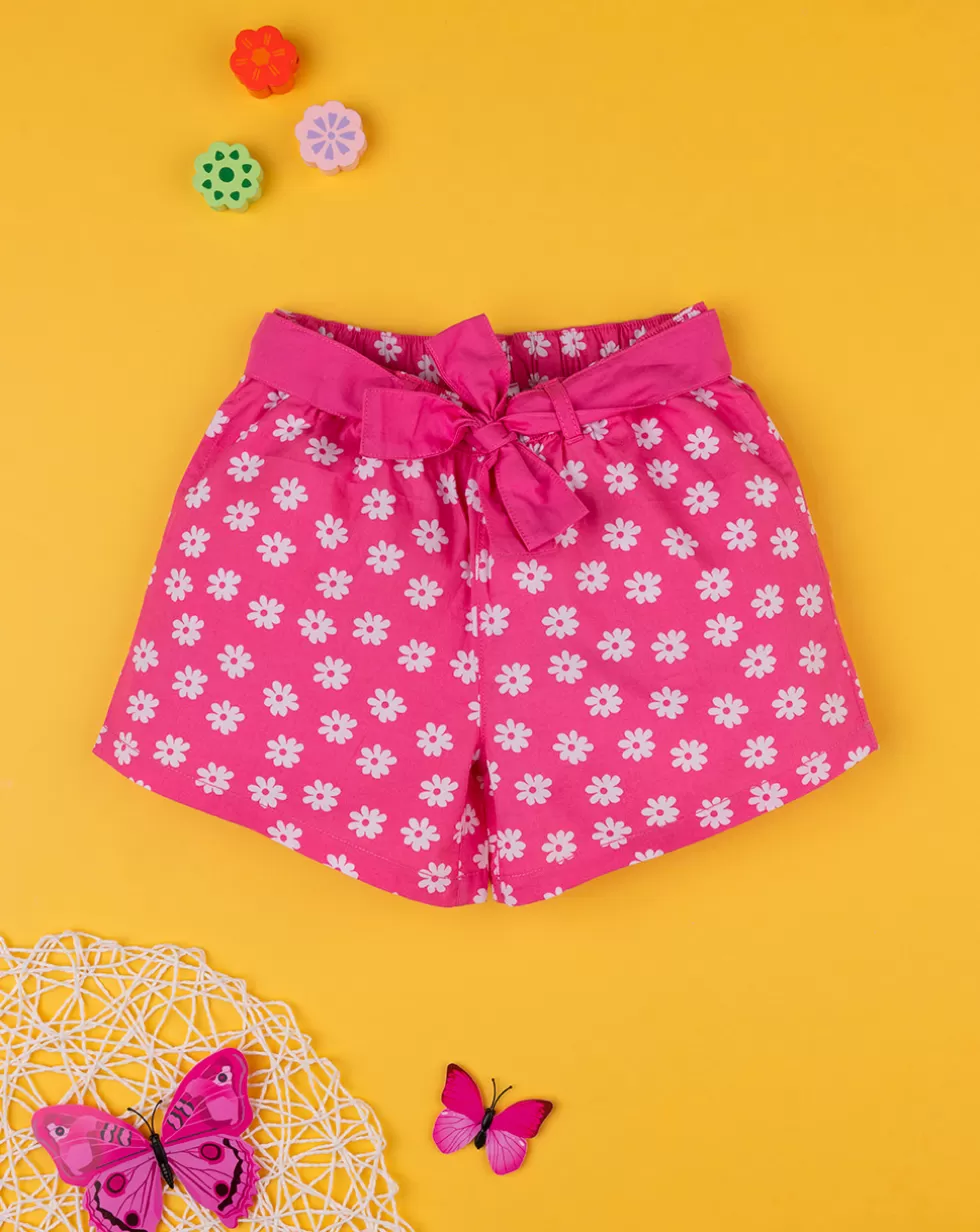 Shorts Bimba Rosa "Margherite”-Prenatal Cheap