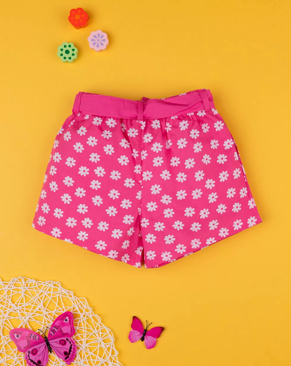 Shorts Bimba Rosa "Margherite”-Prenatal Cheap