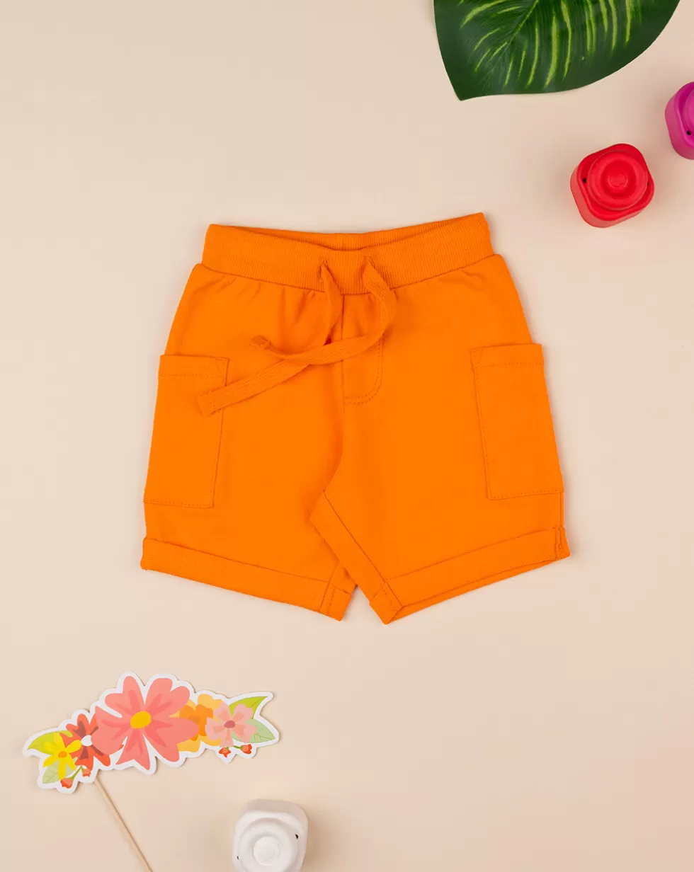 Shorts Bimbo Arancione-Prenatal Sale