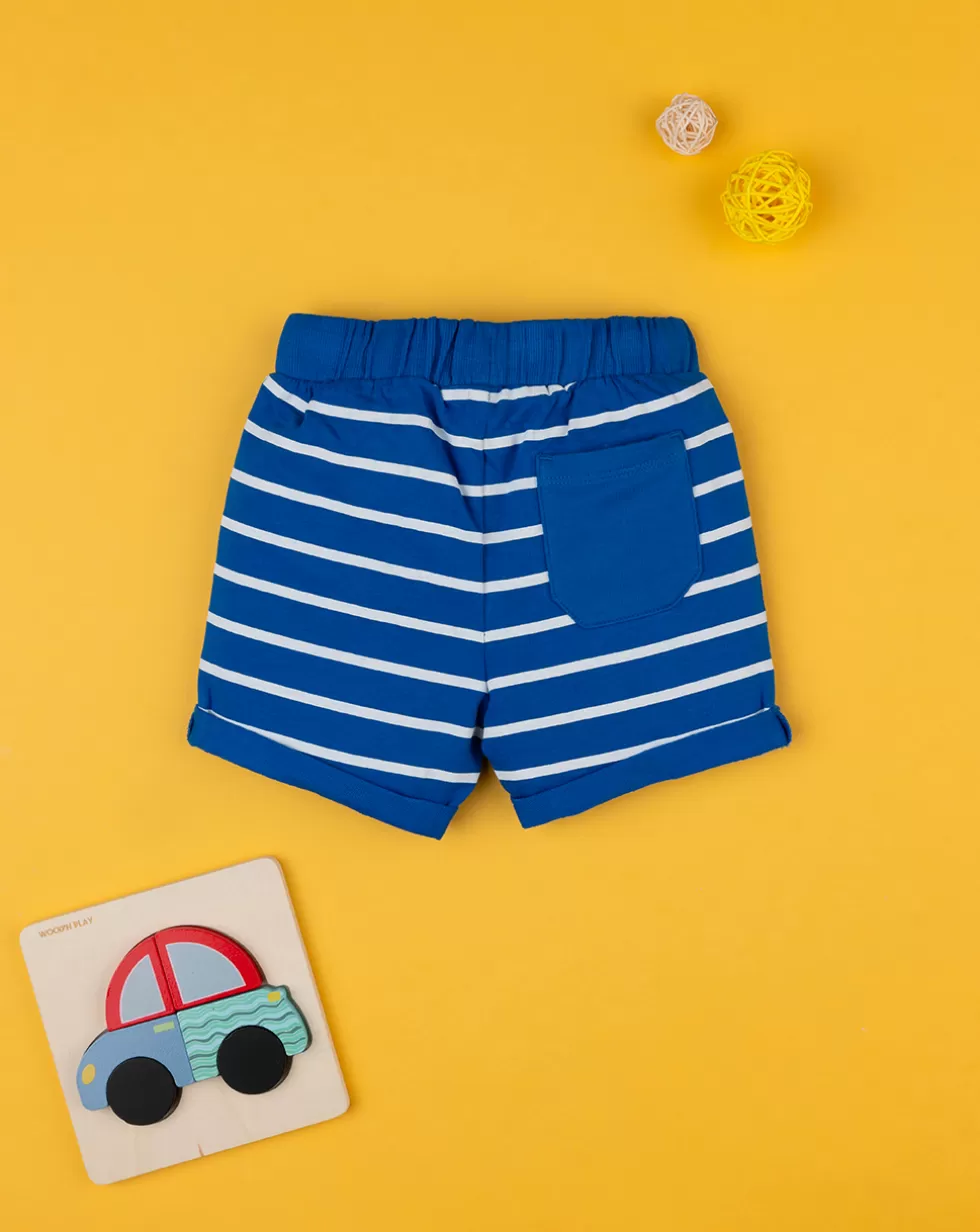 Shorts Bimbo Blu Rigato-Prenatal Discount