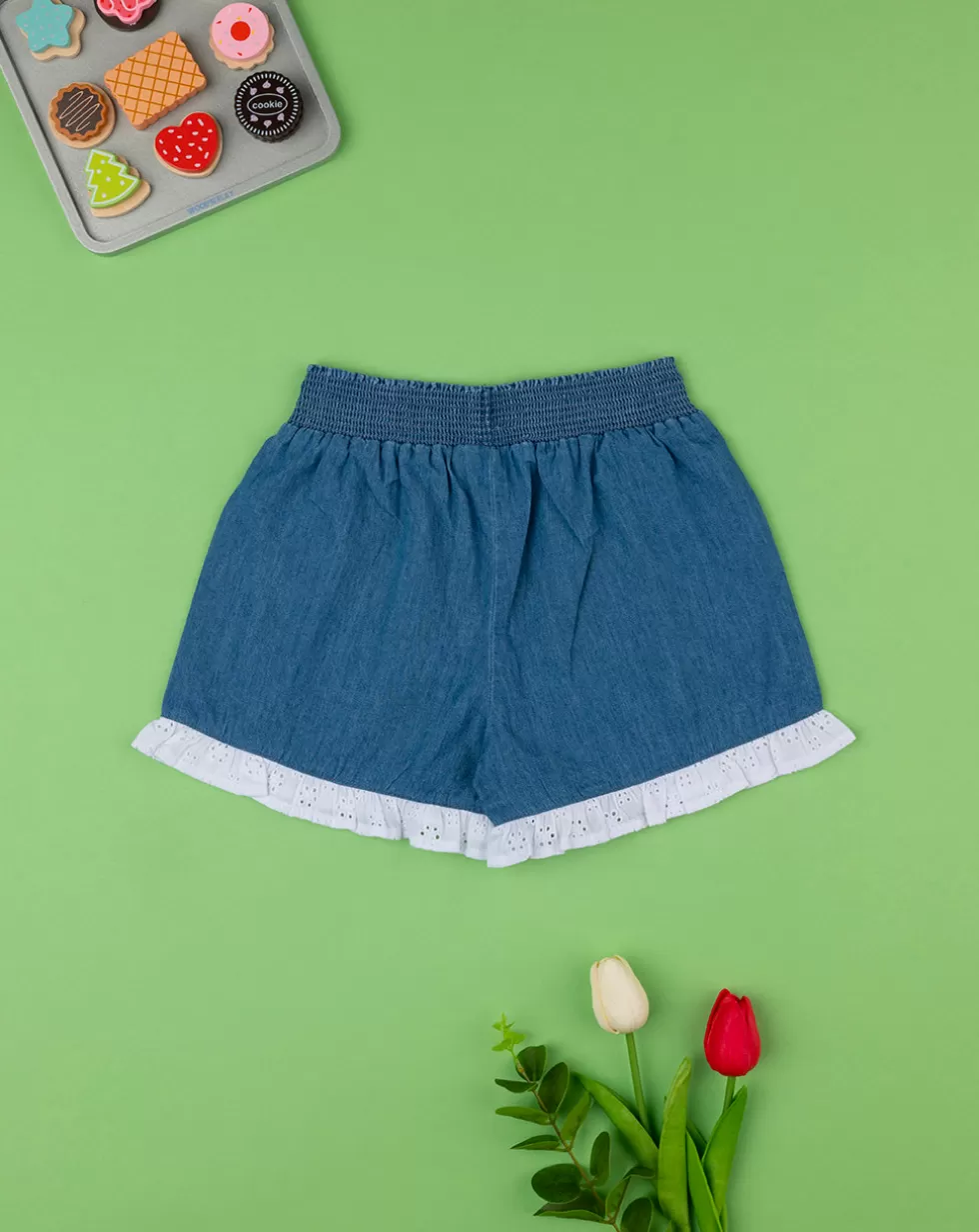 Shorts Denim Bimba Sangallo-Prenatal Discount