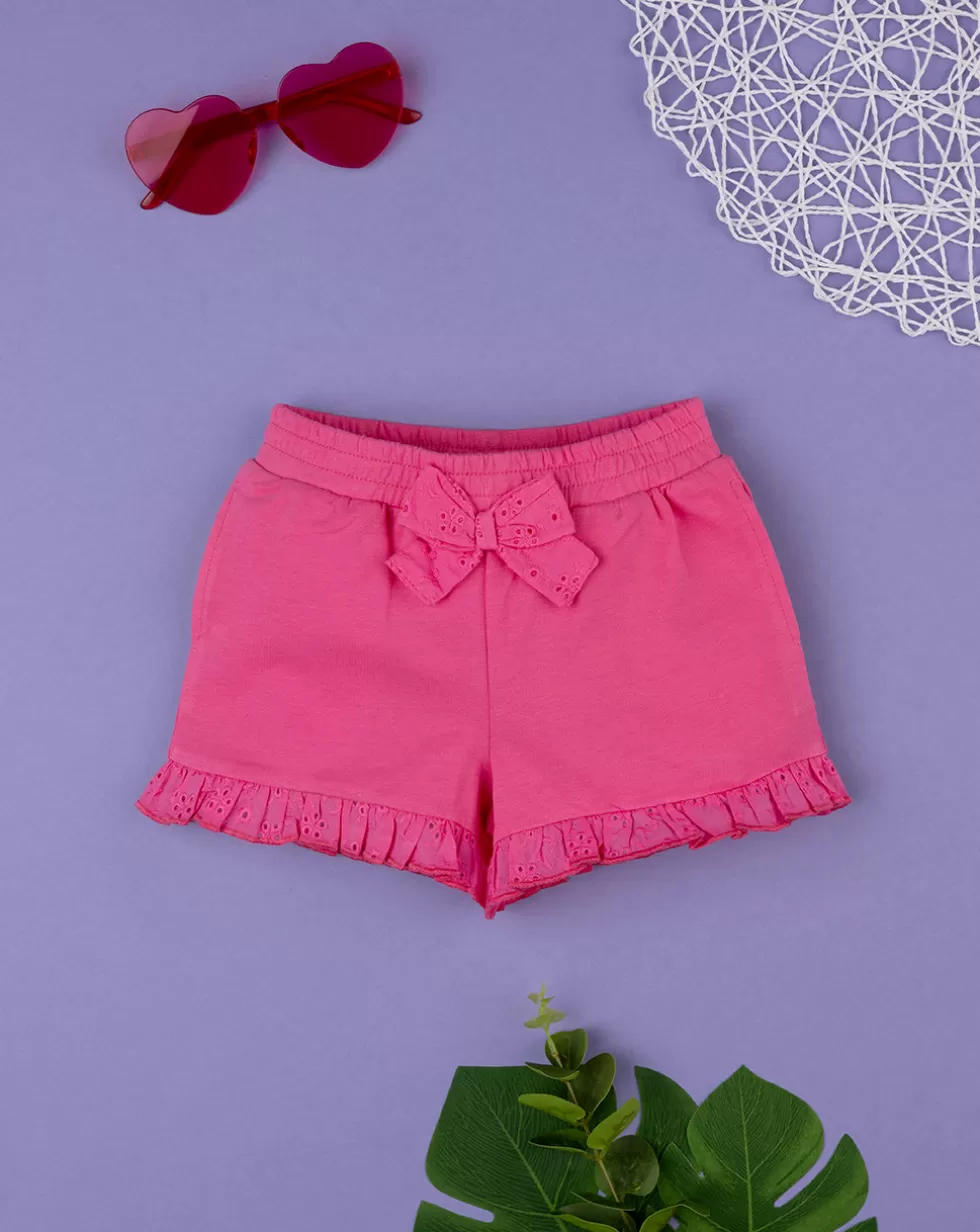 Shorts Fucsia Bimba Con Sangallo-Prenatal Flash Sale