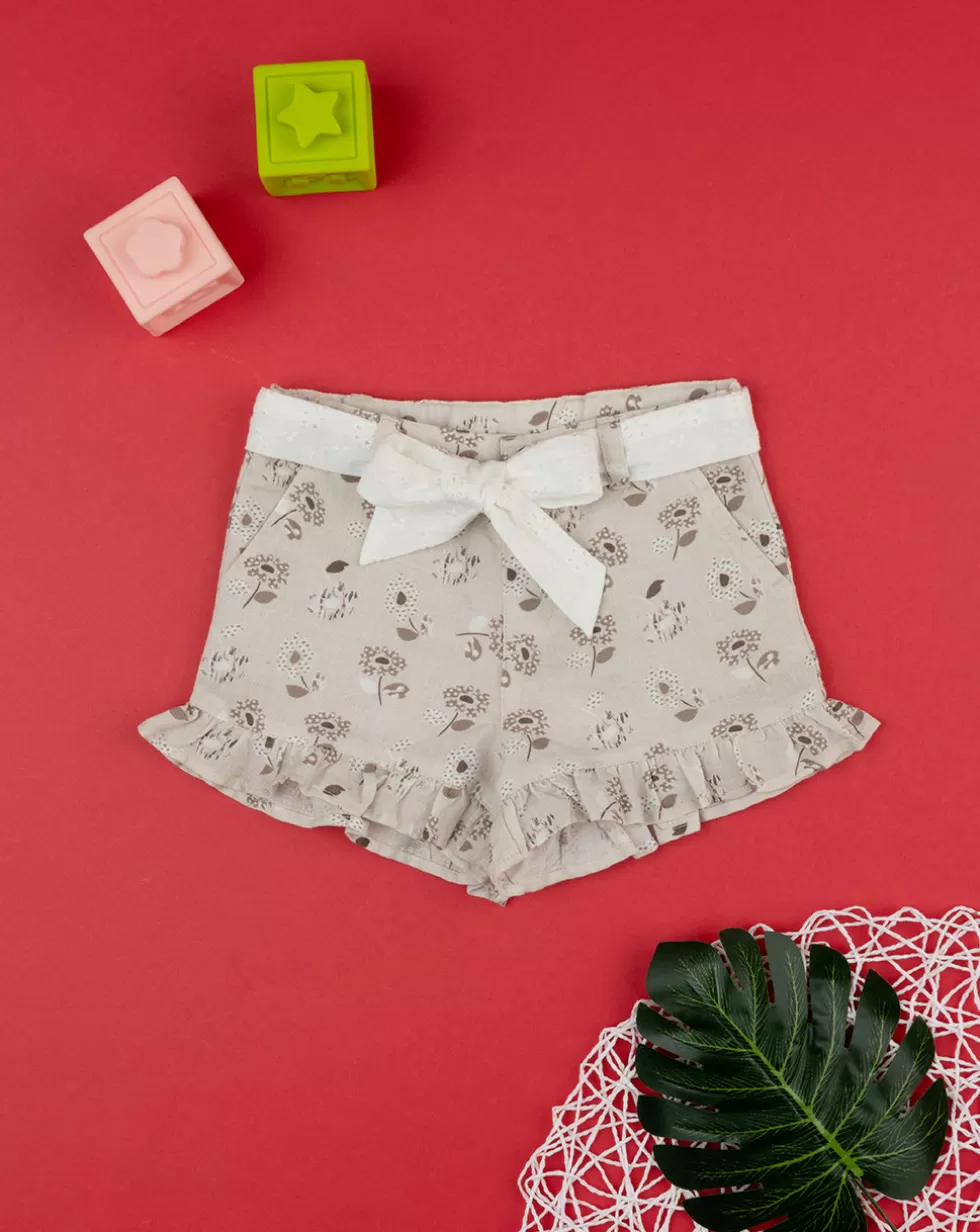 Shorts Lino Bimba Beige-Prenatal New