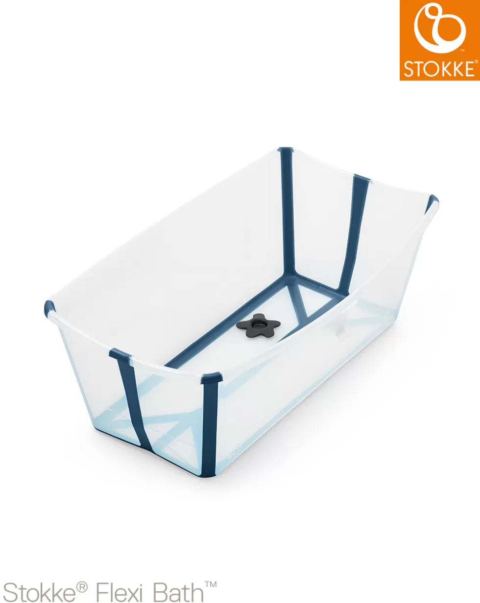 ? Flexi Bath? - Trasparent Blue-Stokke Clearance