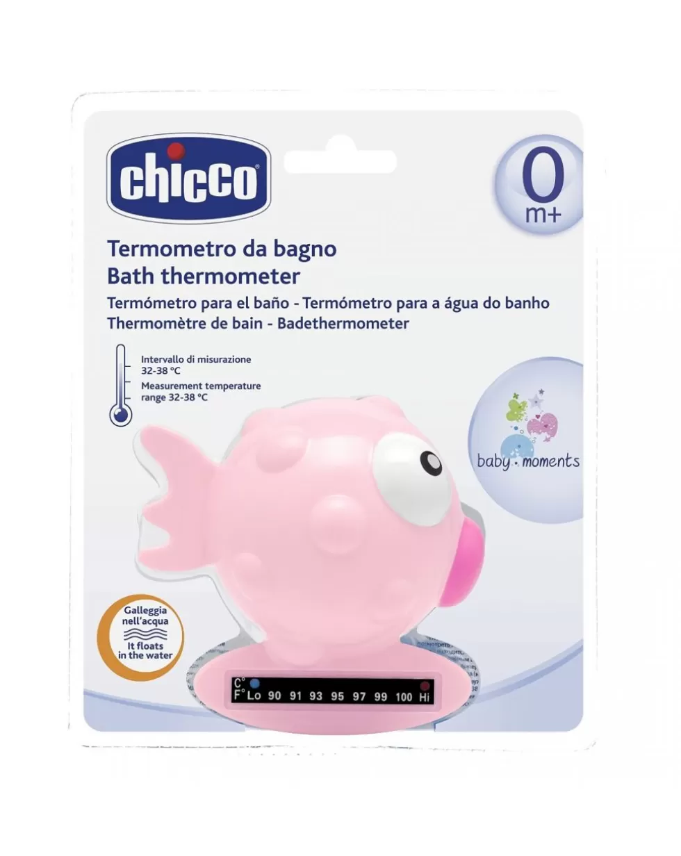 Termometro Da Bagno Pesce Palla Rosa-Chicco Online