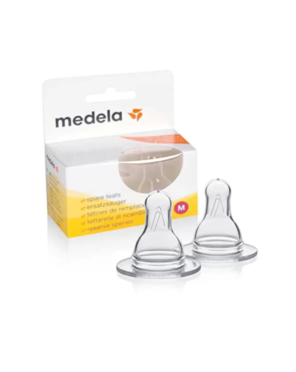 Tettarelle Siliconeflusso Medio2 Pz-Medela Shop