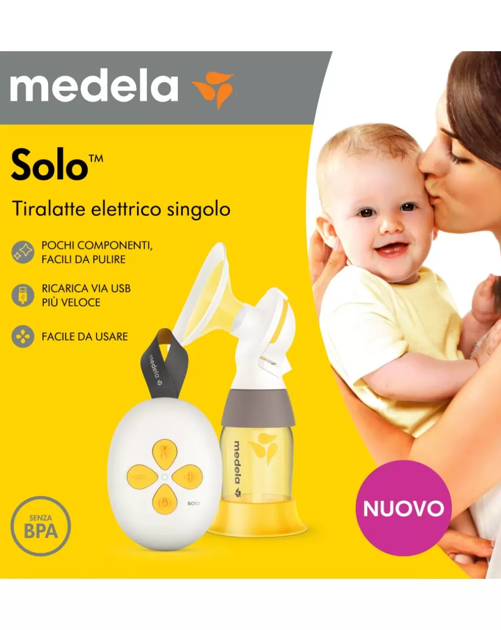 Tiralatte Elettrico Singolo Solo-Medela Discount