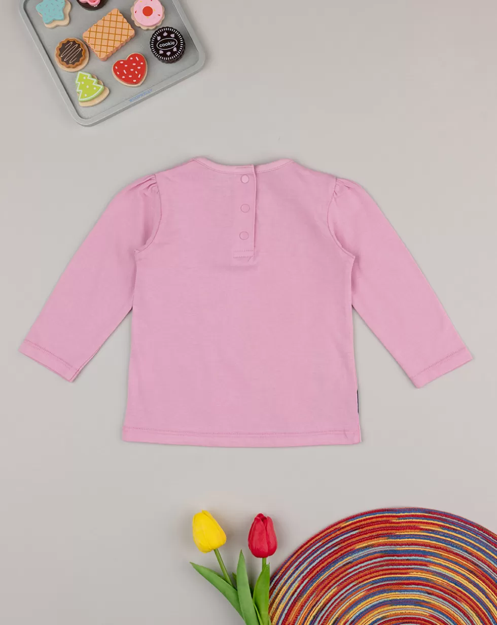 T-Shirt Bimba "Fiori” Rosa-Prenatal Flash Sale