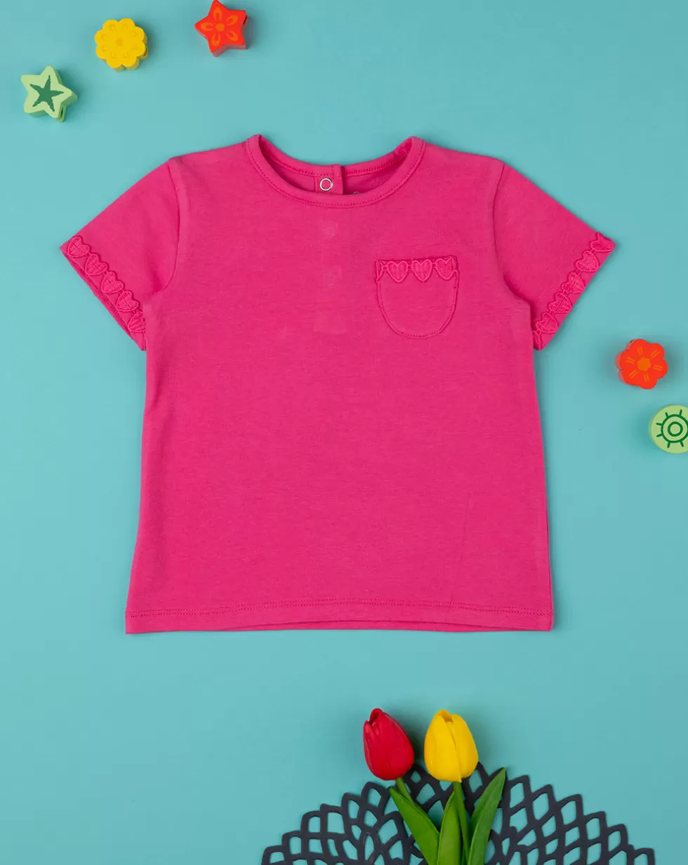 T-Shirt Bimba Maniche Corte Jersey Passamaneria-Prenatal Sale