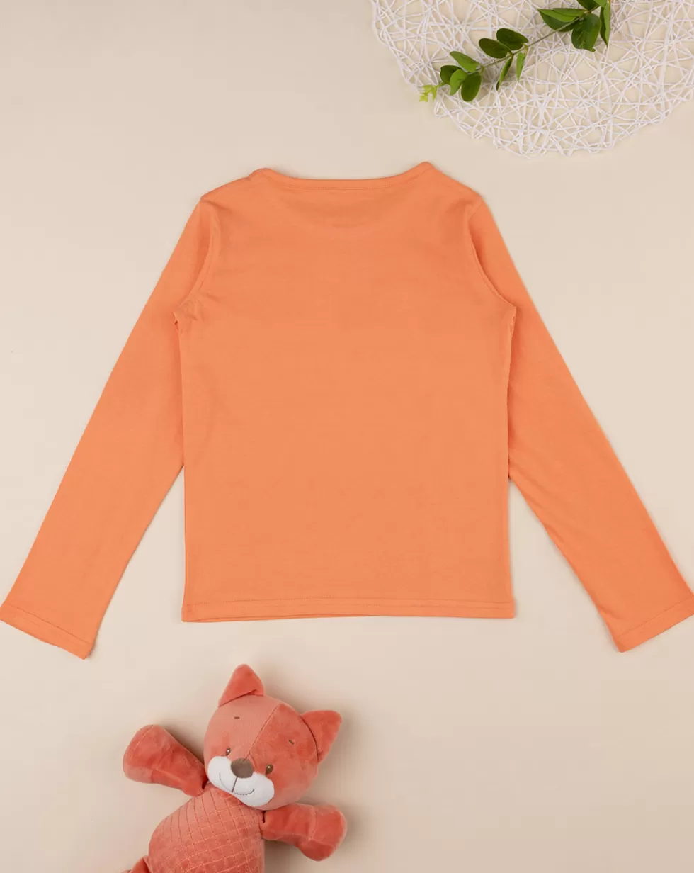 T-Shirt Bimba Orange "Positive”-Prenatal Clearance