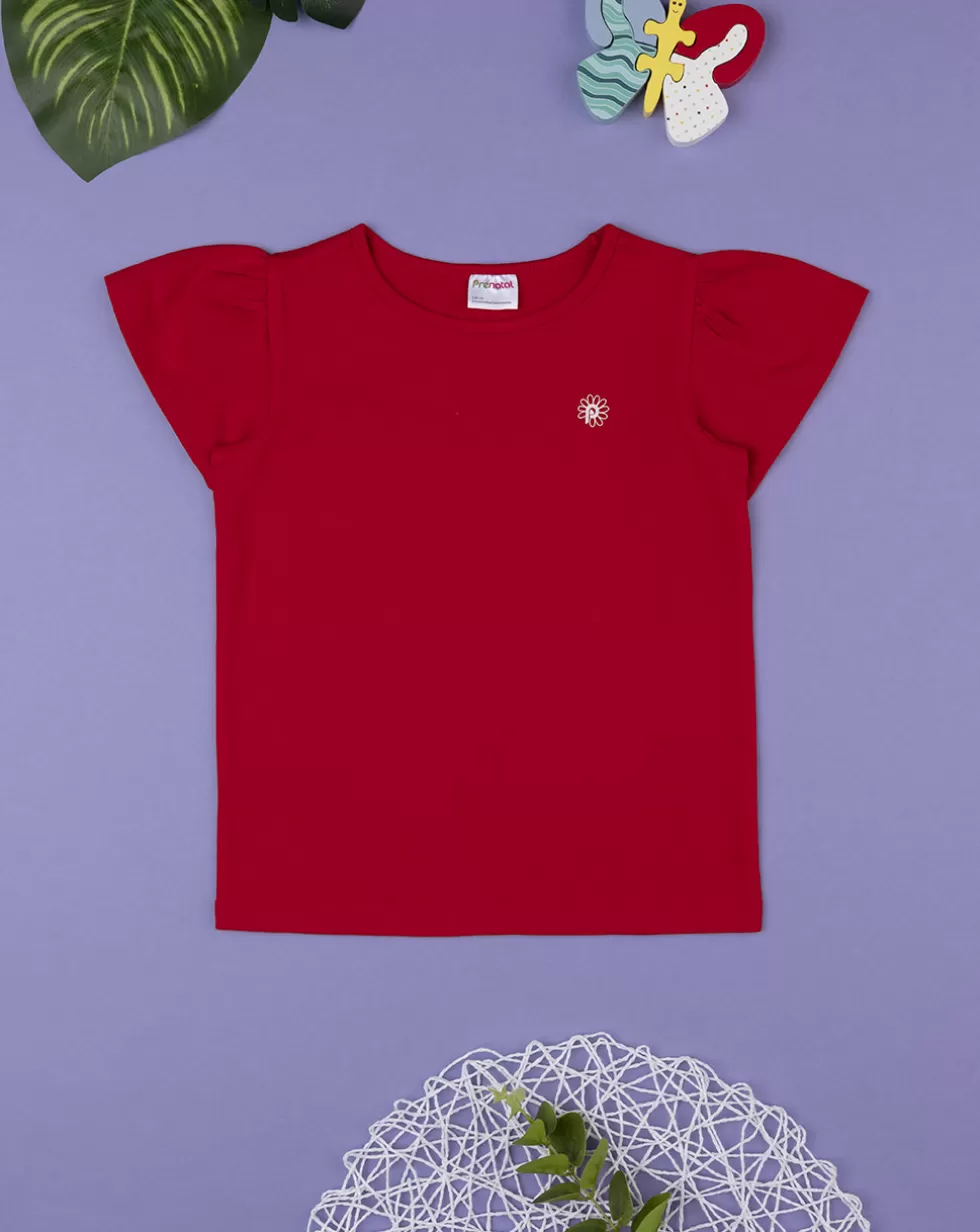 T-Shirt Bimba Rossa "”-Prenatal Best Sale