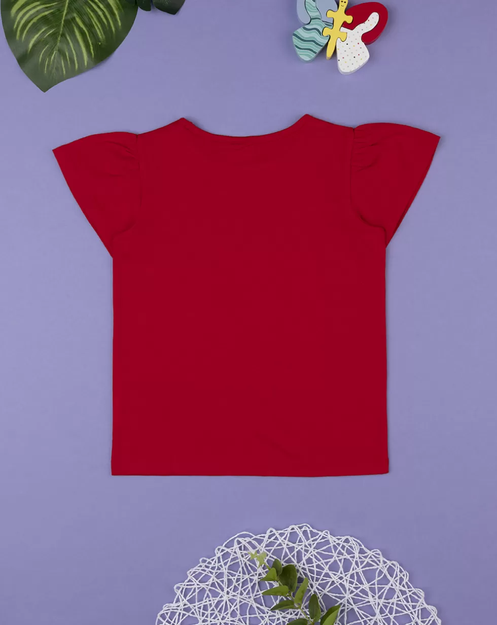 T-Shirt Bimba Rossa "”-Prenatal Best Sale