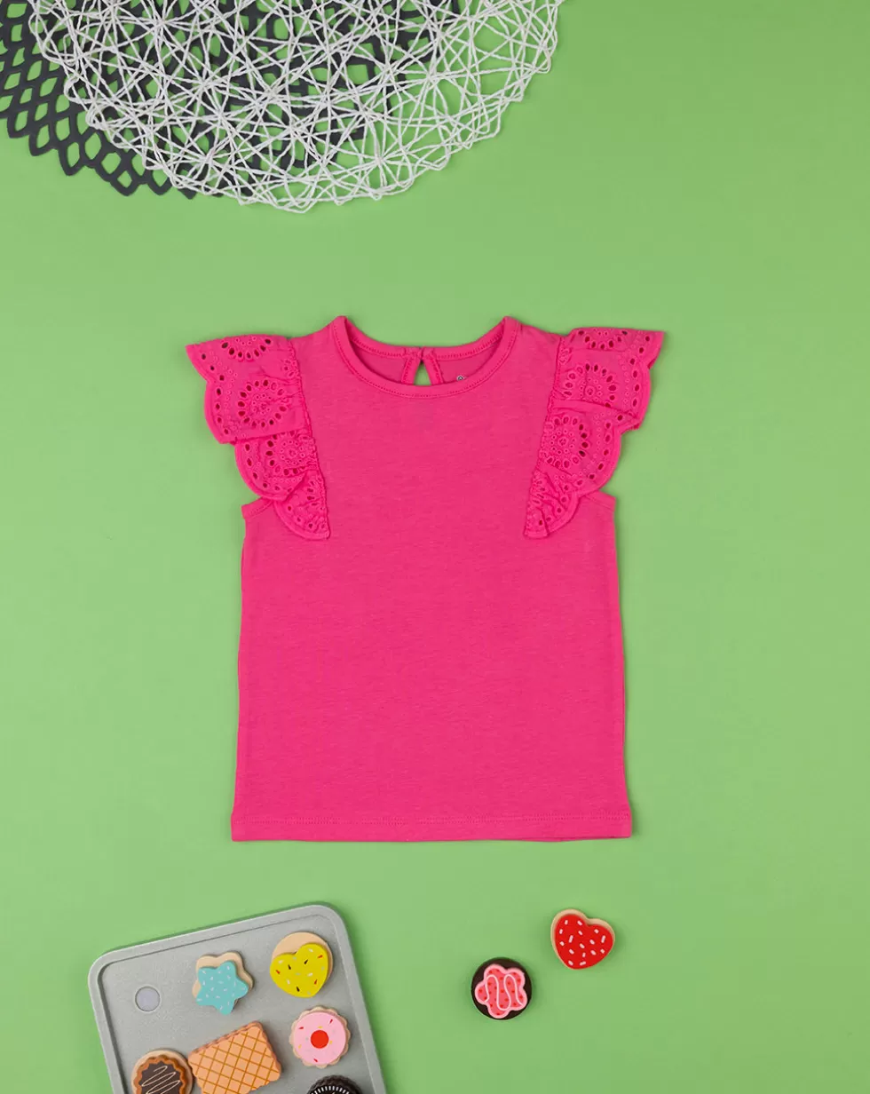 T-Shirt Bimba Sangallo Rosa-Prenatal Hot