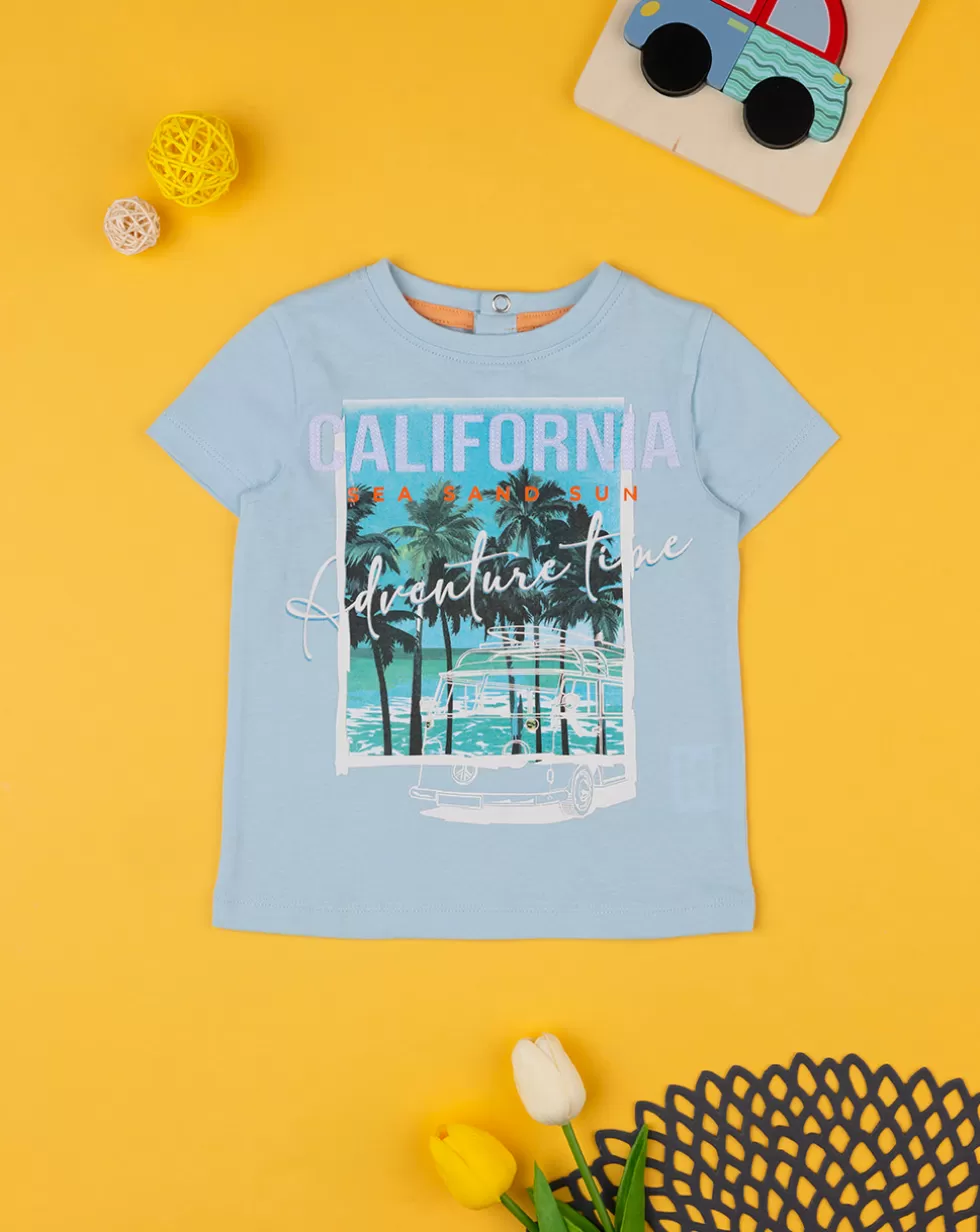 T-Shirt Bimbo Azzurra "California”-Prenatal Online