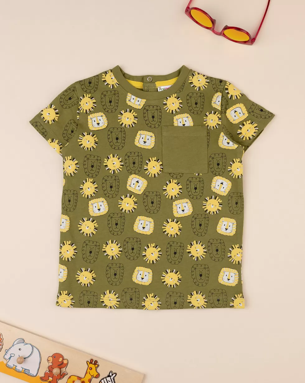 T-Shirt Bimbo Maniche Corte Jungle-Prenatal Fashion