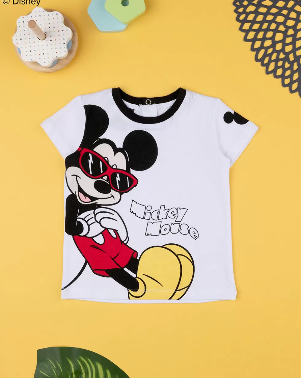 T-Shirt Bimbo "Mickey” Bianca-Prenatal Outlet