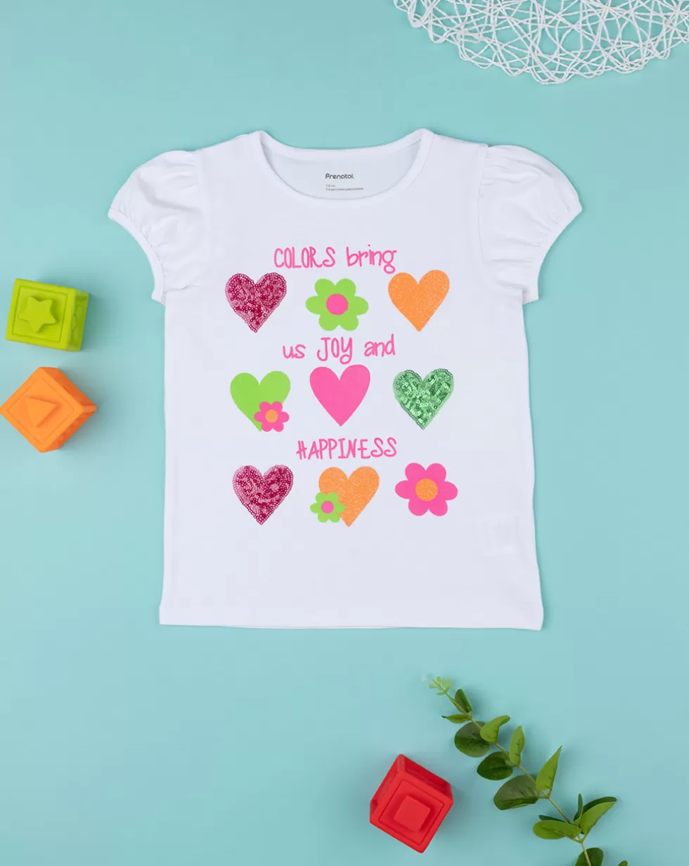 T-Shirt Da Bambina Con Stampa-Prenatal Clearance