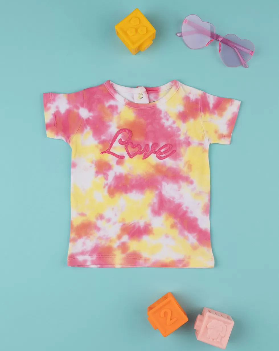 T-Shirt Maniche Corte Tie-Dye Bimba-Prenatal Discount