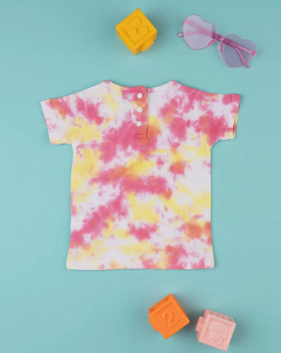 T-Shirt Maniche Corte Tie-Dye Bimba-Prenatal Discount